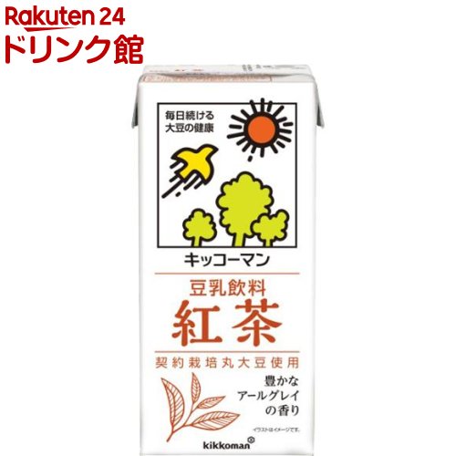 キッコーマン 豆乳飲料 紅茶 1L*6本入 【キッコーマン】[たんぱく質]