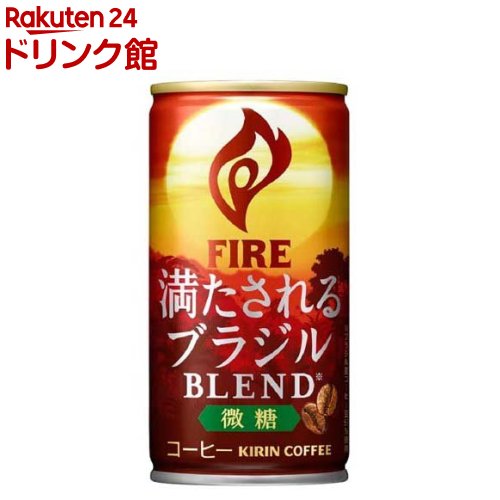 乐天商城 - ファイア 満たされる ブラジルブレンド 微糖 缶(185g*30本入)【ファイア】