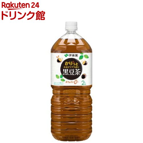 伊藤園 かりっと大豆イソフラボン 黒豆茶 ペットボトル(2L×6本入)