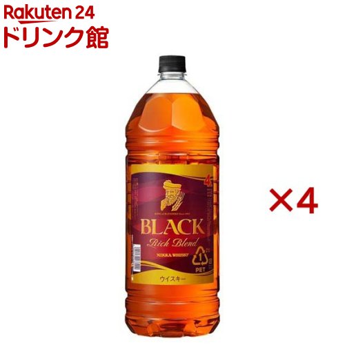 ブラックニッカ リッチブレンド ペットボトル(4L×4セット)