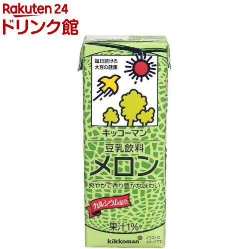 キッコーマン 豆乳飲料 メロン(200ml*18本入)【キッコーマン】