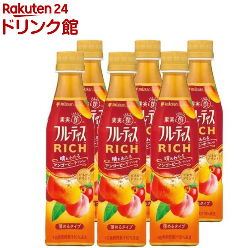 ߥĥ ե롼ƥ RICH ޥ󥴡ԡ(350ml6å)ڥե롼ƥ(प)[ե롼ƥ դ롼Ƥ ̼¿ 󤴿 󥴿]