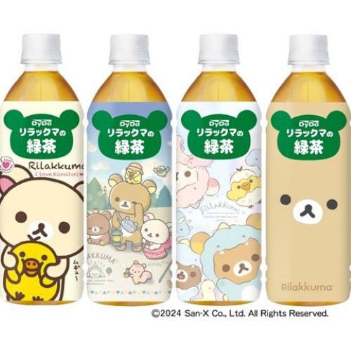 ダイドー リラックマの緑茶(500ml*24本入)【ダイドー】