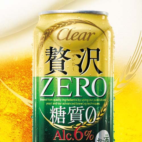 クリアアサヒ 贅沢ゼロ 缶(500ml*48本セット)【クリアアサヒ贅沢ゼロ】[アサヒビール/新ジャンル/贅沢ゼロ]