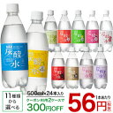 国産 天然水仕込みの炭酸水(500mL*24本入)【送料無料(北海道、沖縄を除く)】【rdkai_04】