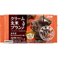 【10000円以上で本州・四国送料無料】アサヒフードアンドヘルスケア バランスアップ クリーム玄米ブラン カカオ 2枚×2袋