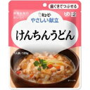 商品説明●食事を毎日おいしく●やさしい献立は、日常の食事から介護食まで幅広くお使いいただけるユニバーサルデザインフードの基準に準拠した食品です。かむ力、飲み込む力に合わせて選べるよう、かたさや粘度に応じて区分されます。●やわらかく仕立てた豚肉と大根、にんじん、ごぼう、しいたけ、油揚げを煮込んだうどんです。●UD区分2：歯ぐきでつぶせる●1人前【原材料】うどん、野菜(だいこん、にんじん、ごぼう)、豚肉、しょうゆ、しいたけ、かつお節エキス、食物繊維、でん粉、砂糖、植物油脂、米発酵調味料、油揚げ、コラーゲンペプチド、酵母エキスパウダー、香辛料、食塩、調味料(アミノ酸等)、pH調整剤、増粘剤(キサンタンガム)、豆腐用凝固剤、(原材料の一部に乳成分・ゼラチンを含む)【栄養成分】(1袋(120g)当たり)エネルギー・・・72kcaLタンパク質・・・4.3g脂質・・・2.4g糖質・・・7.2g食物繊維・・・2.4gナトリウム・・・498mg食塩相当量・・・1.3g広告文責株式会社クスリのナカヤマTEL: 03-5497-1571備考■パッケージデザイン等は、予告なく変更されることがあります。■物流センターの在庫は常に変動しております。そのため、ページ更新とご注文のタイミングによって、欠品やメーカー販売終了のため商品が手配できない事態が発生致します。その場合、誠に申し訳ありませんが、メールにて欠品情報をご案内の上、キャンセル対応させていただく場合がございます。■特に到着日のご指定が無い場合、商品は受注日より起算して1~5営業日を目安に発送いたしております。ご注文いただきました商品の、弊社在庫状況等によっては、発送まで時間がかかる場合がございますので、予めご了承ください。また、5営業日以内の発送が困難な場合には、メールにて発送遅延のご連絡と発送予定日のご案内をお送りさせていただきます。