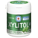 【3980円以上で送料無料（沖縄を除く）】LOTTE ロッテ XYLITOL　キシリトールガム ライムミント ファミリーボトル 143g * 6個セット[ロッテ キシリトール]