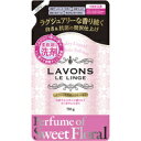 【10000円以上で本州・四国送料無料】ネイチャーラボ LAVONS LE LINGE ラボン ルランジェ 柔軟剤入り洗剤 スウィートフローラル つめかえ用 750g [ストーリア]