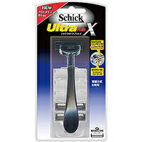 【10000円以上で本州・四国送料無料】Schick(シック) ウルトラプラスX ホルダー(本体+替刃2コ付) [シック・ジャパン]