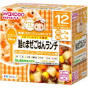 商品説明●忙しいママの代わりに、バランスのとれた食事をしっかりケアする栄養マルシェ●そのままでもおいしい●調理済みですので、温めずにそのまま召し上がれます。●レンジもOK●主食(ごはん等)が2コ入って、しかもスプーン付●開けてすぐに食べられるから、おでかけにべんり！●12か月頃から●鮭と椎茸のまぜごはんと牛肉とほっくりじゃがいもの煮物の詰め合わせです。●7大アレルゲン不使用です。●着色料、保存料、香料は使用しておりません。【召し上がり方】・調理済みですので、温めずにそのまま召し上がれます。★お湯で温める場合・ふたシールを開けずに容器ごとお湯の中に2〜3分つけて温めてください。★電子レンジで温める場合(1)容器のふたシールを完全に取り除いてください。(2)500〜600Wで加熱してください。(600Wを超えての使用はしないでください。)※加熱時間の目安は約20秒です。加熱のしすぎにご注意ください。オート(自動)ボタンでの加熱はしないでください。【セット詳細】鮭と椎茸のまぜごはん(90g*1コ入)牛肉とほっくりじゃがいもの煮物(80g*1コ入)【原材料】★鮭と椎茸のまぜごはん精白米(国産)、にんじん、かつお昆布だし、さけ、しいたけ、砂糖、しょうゆ、食塩、米酢、増粘剤(加工でん粉)★牛肉とほっくりじゃがいもの煮物野菜(たまねぎ、にんじん、スイートコーン)、じゃがいも、牛肉、かつお昆布だし、砂糖、しょうゆ、チキンブイヨン、植物油脂、食塩、米酢、増粘剤(加工でん粉)【栄養成分】(1食あたり)★鮭と椎茸のまぜごはんエネルギー・・・63kcaLたんぱく質・・・1.5g脂質・・・0.4g炭水化物・・・13.4gナトリウム・・・135mg★牛肉とほっくりじゃがいもの煮物エネルギー・・・52kcaLたんぱく質・・・2.2g脂質・・・1.4g炭水化物・・・7.6gナトリウム・・・168mg【規格概要】対象年齢・・・12か月頃から【注意事項】・加熱のしすぎによる中身の飛びはねや、やけどを避けるため、必ず加熱方法を守ってください。・加熱後はかき混ぜて、温度を確認してからあげてください。・加熱不足の場合は様子を見ながら追加加熱してください。・電子レンジの機種により温まり方が異なることがあります。・湯せんする際は、火にかけて沸騰させながら温めないでください。・食べ残しや作りおきはあげないでください。・月齢は目安です。あせらずに段階的にすすめましょう。・離乳のすすめ方については、専門家にご相談ください。・スプーンはお子さまに持たせないでください。・スプーンは使い捨てです。・気温の低いところに保管すると内容物が白くなることや固まることがありますが、品質には問題ありません。・直射日光を避け、常温で保存してください。広告文責株式会社クスリのナカヤマTEL: 03-5497-1571備考■パッケージデザイン等は、予告なく変更されることがあります。■物流センターの在庫は常に変動しております。そのため、ページ更新とご注文のタイミングによって、欠品やメーカー販売終了のため商品が手配できない事態が発生致します。その場合、誠に申し訳ありませんが、メールにて欠品情報をご案内の上、キャンセル対応させていただく場合がございます。■特に到着日のご指定が無い場合、商品は受注日より起算して1~5営業日を目安に発送いたしております。ご注文いただきました商品の、弊社在庫状況等によっては、発送まで時間がかかる場合がございますので、予めご了承ください。また、5営業日以内の発送が困難な場合には、メールにて発送遅延のご連絡と発送予定日のご案内をお送りさせていただきます。