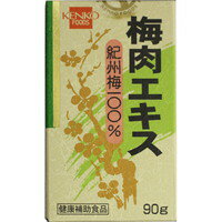 【10000円以上で送料無料（沖縄を除く）】健康フーズ 梅肉エキス 紀州梅100% 90g