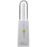 ◆10個セット/【3980円以上で送料無料（沖縄を除く）】スリムコンパクトトイレブラシ ケース付 ホワイト..