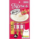 【納期:1~7営業日】【メール便は何個・何品目でも送料255円】チャオ ちゅーる とりささみ&甘えび 14g×4本[いなばペットフード CIAO(チャオ)]