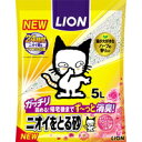 【納期:1~7営業日】【3980円以上で送料無料(沖縄を除く)】ニオイをとる砂 フローラルソープの香り 5L