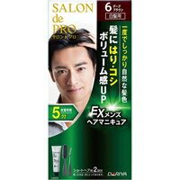 ◆10個セット/【3980円以上で送料無料（沖縄を除く）】サロンドプロ EXメンズヘアマニキュア(白髪用) 6 ダークブラウン[ダリヤ]