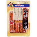 商品説明「鶏肉ソーセージ 7本」は、やわらかな食感だから、噛む力の弱い幼犬や老犬にもおいしく食べられるソーセージ(犬用)です。カルシウム配合。保存や携帯に便利な使いきりタイプの個包装。おやつやしつけのごほうびとして、さまざまな用途でお使いいただけます。給与方法・給与量の目安目安給与量を参考に1日1-数回に分け、おやつとして与えて下さい。犬の大きさ(体重)1日の目安給与量幼犬・超小型成犬(5kg以下)1-2本小型成犬(5-11kg)2-3本中型犬(11-23kg)3-5本大型犬(23-40kg)5-8本注意安心して給与や保存をしていただくために、記載事項を必ずお守り下さい。・ペットフードとしての用途をお守り下さい。・幼児や子供、ペットの触れない場所で保存して下さい。・記載表示を参考に、ペットが食べ過ぎないようにして下さい。・子供がペットに与えるときは、安全のため大人が立ち会って下さい。・ペットが興奮したりしないよう、落ち着いた環境で与えて下さい。・ペットの体調が悪くなったときには、獣医師に相談して下さい。・給与量は犬によって個体差が生じます。食べ残しや便の様子、健康状態をみて調節して下さい。・のどに詰まらせたりしないよう、適切な大きさにして与えて下さい。・2ヶ月未満の幼犬には与えないで下さい。・フィルム包装のまま与えないで下さい。・金属クリップは犬が誤飲しないよう捨てて下さい。保存・保管方法お買い上げ後は直射日光をさけ、25度以下の常温で保存して下さい。開封後は冷蔵し、賞味期限に関わらず早めに与えて下さい。原材料名・栄養成分等●原材料名：鶏肉、コーンスターチ、カルシウム●成分：エネルギー(100g当たり) 180kcal、粗たん白質 10.0%以上、粗脂肪 7.0%以上、粗繊維 0.1%以下、粗灰分 4.0%以下、水分 70.0%以下広告文責株式会社クスリのナカヤマTEL: 03-5497-1571備考■パッケージデザイン等は、予告なく変更されることがあります。■物流センターの在庫は常に変動しております。そのため、ページ更新とご注文のタイミングによって、欠品やメーカー販売終了のため商品が手配できない事態が発生致します。その場合、誠に申し訳ありませんが、メールにて欠品情報をご案内の上、キャンセル対応させていただく場合がございます。■特に到着日のご指定が無い場合、商品は受注日より起算して1~5営業日を目安に発送いたしております。ご注文いただきました商品の、弊社在庫状況等によっては、発送まで時間がかかる場合がございますので、予めご了承ください。また、5営業日以内の発送が困難な場合には、メールにて発送遅延のご連絡と発送予定日のご案内をお送りさせていただきます。