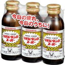 商品説明タウリン2000mgに、人参910mg(原生薬換算)、ビタミンE10mgなどを配合した100mLドリンク剤です。肉体疲労・病中病後の栄養補給や滋養強壮、虚弱体質に優れた効きめと酸味と甘味のバランスのとれた服用しやすい風味が特長です。【販売名】リポビタンDスーパー【効能 効果】・肉体疲労・病中病後・食欲不振・栄養障害・発熱性消耗性疾患などの場合の栄養補給・滋養強壮・虚弱体質【用法 用量】・成人(15才以上)1日1回1本(100mL)を服用してください。★注意定められた用法・用量を厳守してください。(他のビタミン等を含有する製品を同時に服用する場合には過剰摂取等に注意してください)【成分】(100mL中)チアミン硝化物(ビタミンB1)・・・10mgリボフラビンリン酸エステルナトリウム(ビタミンB2)・・・5mgピリドキシン塩酸塩(ビタミンB6)・・・5mgトコフェロール酢酸エステル(ビタミンE)・・・10mgニコチン酸アミド・・・20mgタウリン・・・2000mgL-アルギニン塩酸塩・・・300mg無水カフェイン・・・50mgイノシトール・・・100mgニンジンエキス-P(ニンジン910mgに相当)・・・130mg添加物：白糖、D-ソルビトール、ポビドン、グリセリン脂肪酸エステル、ポリオキシエチレン硬化ヒマシ油、グリセリン、安息香酸Na、pH調節剤、クエン酸、香料、バニリン、トリカプリリン★注意本剤の服用により、尿が黄色になることがありますが、これは本剤中のビタミンB2によるもので、ご心配ありません。【注意事項】★使用上の注意＜相談すること＞1.次の場合は、直ちに服用を中止し、この製品を持って医師又は薬剤師に相談してください。(1)服用後、次の症状があらわれた場合皮膚・・・発疹消化器・・・胃部不快感(2)しばらく服用しても症状がよくならない場合2.次の症状があらわれることがあるので、このような症状の継続又は増強が見られた場合には、服用を中止し、医師又は薬剤師に相談してください。★保管及び取扱い上の注意(1)直射日光の当たらない涼しい所に保管してください。(2)小児の手の届かない所に保管してください。(3)使用期限を過ぎた製品は服用しないでください。広告文責株式会社クスリのナカヤマTEL: 03-5497-1571備考■パッケージデザイン等は、予告なく変更されることがあります。■物流センターの在庫は常に変動しております。そのため、ページ更新とご注文のタイミングによって、欠品やメーカー販売終了のため商品が手配できない事態が発生致します。その場合、誠に申し訳ありませんが、メールにて欠品情報をご案内の上、キャンセル対応させていただく場合がございます。■特に到着日のご指定が無い場合、商品は受注日より起算して1~5営業日を目安に発送いたしております。ご注文いただきました商品の、弊社在庫状況等によっては、発送まで時間がかかる場合がございますので、予めご了承ください。また、5営業日以内の発送が困難な場合には、メールにて発送遅延のご連絡と発送予定日のご案内をお送りさせていただきます。