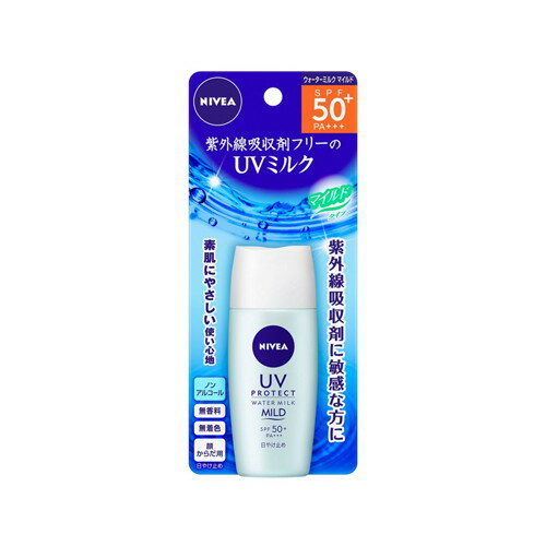 ニベアUV 日焼け止め 【メール便送料無料】花王 NIVEA SUN ニベアサン プロテクト ウォーターミルク マイルド SPF50＋ 30ml