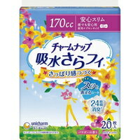 【10000円以上で送料無料（沖縄を除く）】チャームナップ 吸水さらフィ 夜でも安心用 羽なし 20枚（170cc）