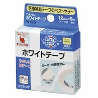 ◆2個セット/【メール便送料無料】ニチバンホワイトテープ 12mm×9m 1