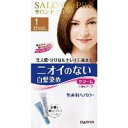 【3980円以上で送料無料（沖縄を除く）】ダリヤ SALON de PRO サロンドプロ 無香料ヘアカラー 早染めクリーム1 〔かなり明るいライトブラウン〕 その1