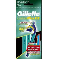 【10000円以上で送料無料（沖縄を除く）】P&G Gillette ジレット カスタムプラスEX 首振式 3本入 [P&G(プロクター・アンド・ギャンブル)] 1