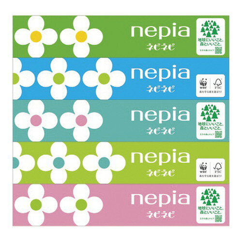 ◆12個セット/【送料無料(北海道・九州・沖縄除く)】ネピアネピネピティシュ5コパック [王子ネピア]