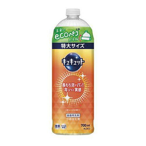 ◆16個セット/【送料無料(北海道・九州・沖縄除く)】キュキュット つめかえ用 700ml [花王]