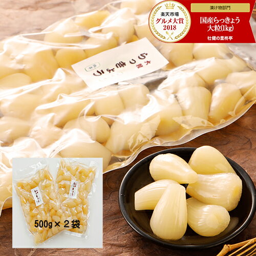 らっきょう漬け 熟成 塩 らっきょう 90g 上沖産業 送料無料/ラッキョウ漬け お漬物 国産 宮崎県産 酢漬け おつまみ お取り寄せグルメ ご当地つけもの