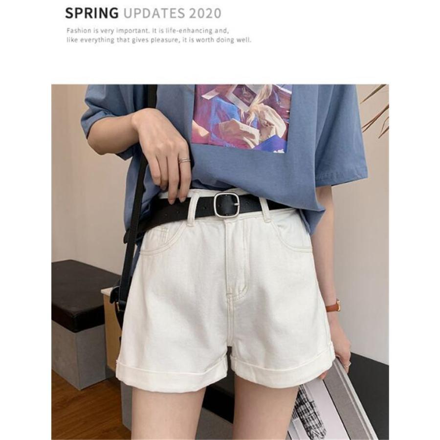 ショートパンツ レディース デニム デニムパンツ ハーフパンツ ハイウエスト 短パン ボトムス カジュアル ゆったり アウトドア ファション コーデ