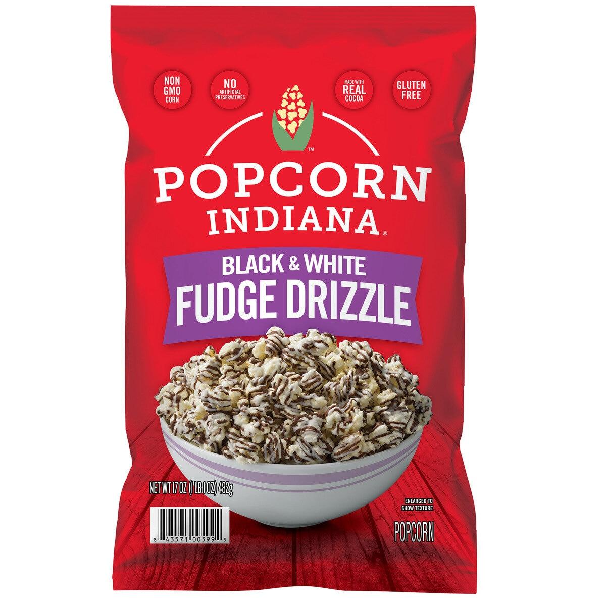 ポップコーン インディアナ ブラック & ホワイト チョコがけポップコーン 482g ct59766