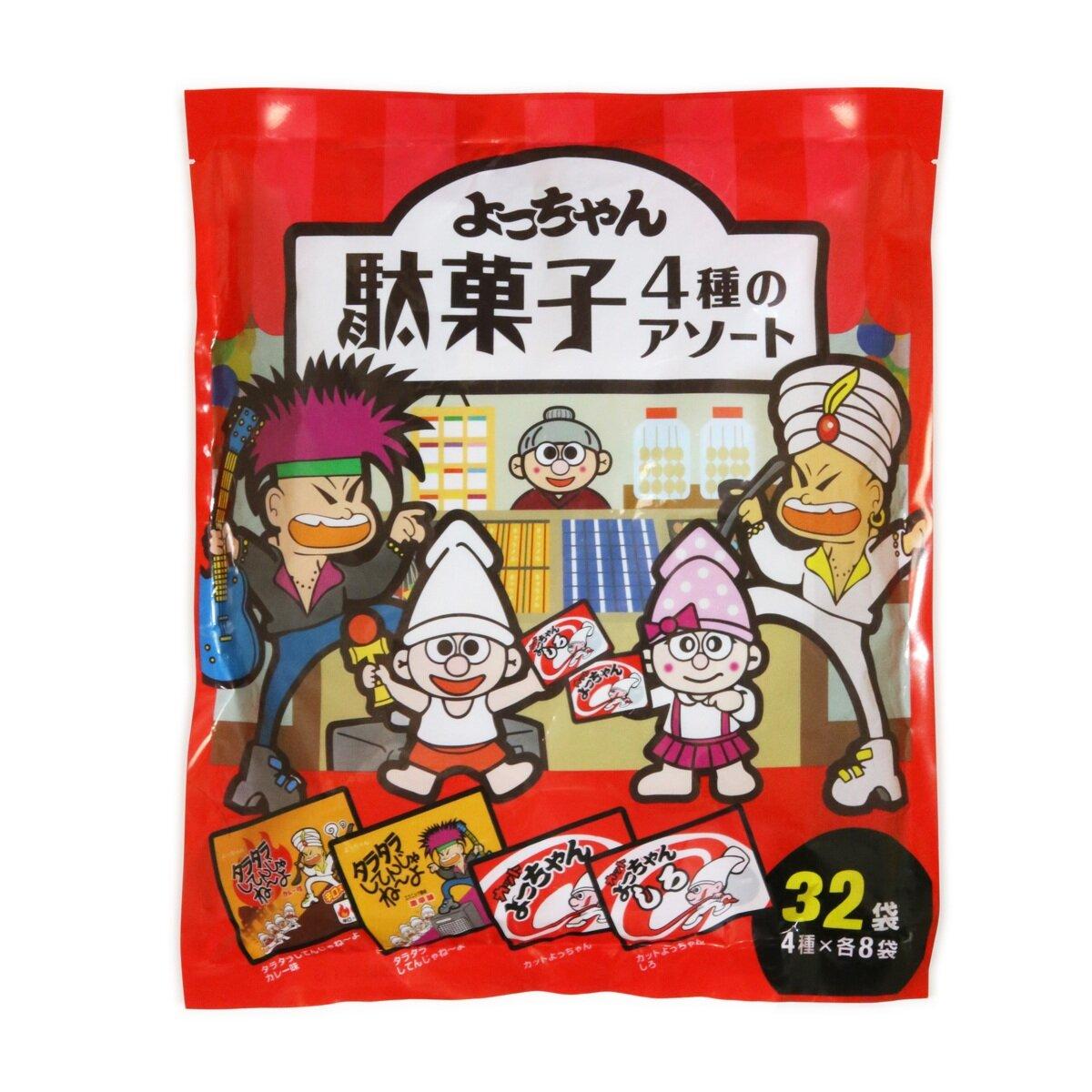 ヨッチャン駄菓子アソート 4種 x 8袋 ct71626
