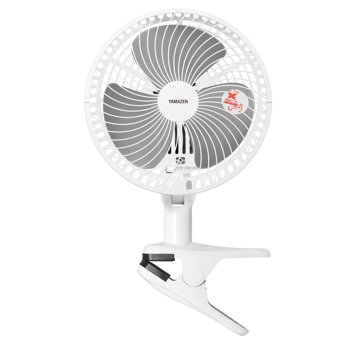 【ポイント最大12倍! 】YAMAZEN 18cm クリップ扇 YCT-F186WB 84742