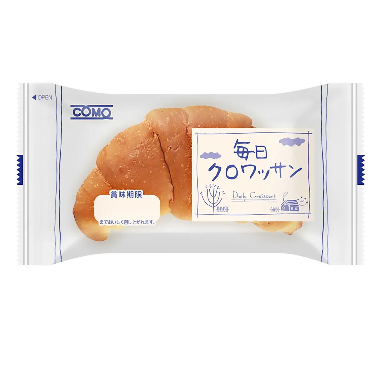 【ポイント最大12倍! 】コモ ロングライフパン 毎日クロワッサン 16個×2 74407