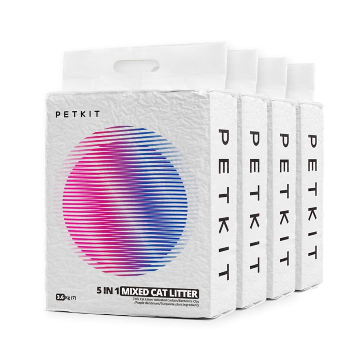 【大感謝祭！ポイント5倍！期間限定】PETKIT ミックス猫砂 7L x 4袋 PKCL04 ct75796