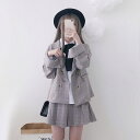 【5と0のつく日限定!1着半額!まとめ買い2枚購入割引クーポン利用で! 】セットアップ レディース 高校生 中学生 ガーリー 制服風 コーデ 3点セット シャツ チェック柄 ジャケット プリーツ ミニスカート