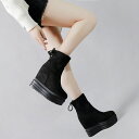 【Fashion THE SALE限定!1着半額!まとめ買い2枚購入割引クーポン利用で! 】レディース ソックスブーツ ヒールブーツ 美脚 ブーツ 厚底 ショー...