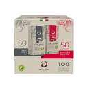 プント イタリア 紅茶 ネスプレッソ互換カプセル コンボパック 100カプセル (イングリッシュブレックファースト・アールグレイ) ct68708