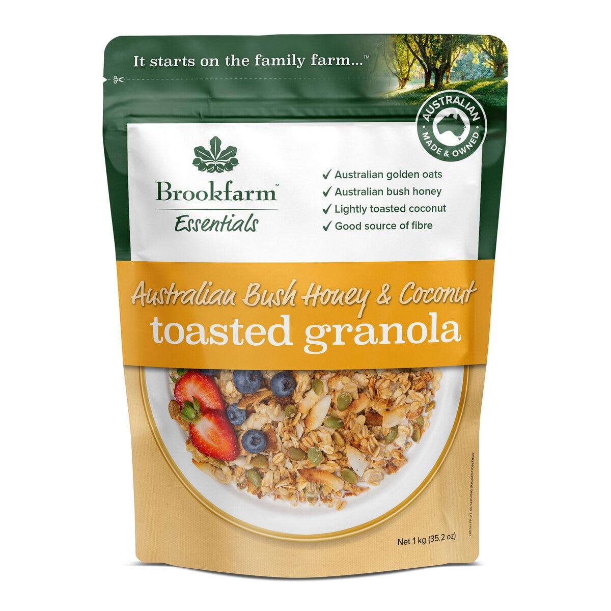 【ポイント最大12倍!お買い物マラソン！】BROOKFARM ブッシュハニー＆ココナッツグラノーラ 1kg ct634090