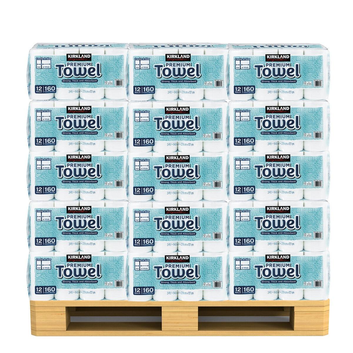 【期間限定！ポイント5倍！お買い物マラソン！期間限定！】カークランドシグネチャー ペーパータオル 1..