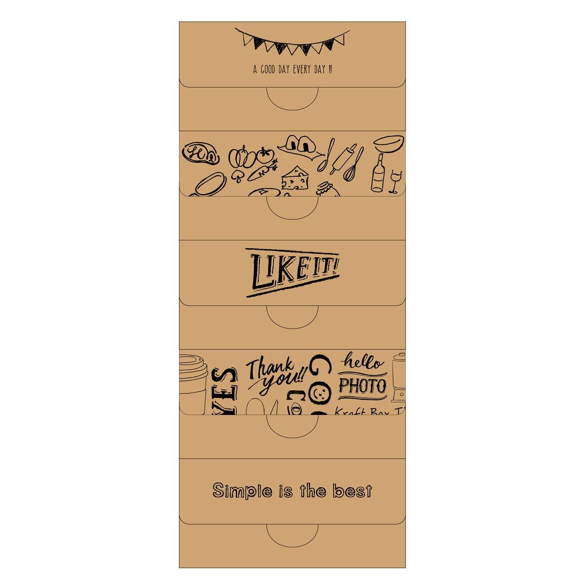 【限定販売！】エルモア ティッシュ Kazaru x Krafty ラインアート 5箱 x 12パック ct74090 3