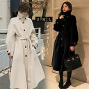 【お買い物マラソン限定!1着半額!まとめ買い2枚購入割引クーポン利用で! 】チェスターコート コート レディース トレンチコート アウター 冬 きれいめ ロング...