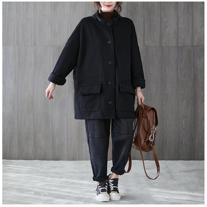 【5と0のつく日限定！1着半額！まとめ買い2枚購入割引クーポン利用で！ 】コート レディース ショートコート 裏起毛 秋 冬 裏ボア アウター 長袖 羽織り 大きいサイズ あったか パーカー トップス ゆったり 体型カバー 40代