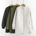 【お買い物マラソン限定!1着半額!まとめ買い2枚購入割引クーポン利用で! 】キルティングコート コート レディース 中綿コート ロング ブルゾン 中綿ジャンパー...