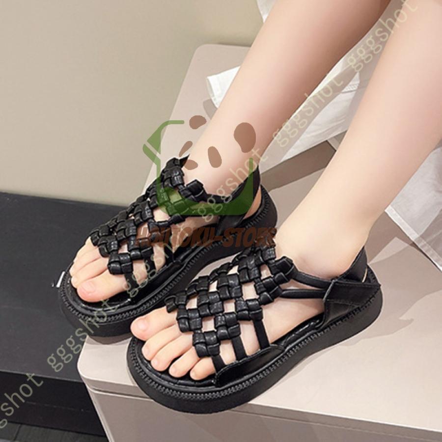 【期間限定！1着半額！まとめ買い2枚購入割引クーポン利用で！ 】夏 サンダル キッズ ガールズ 清涼 ドレスシューズ おしゃれ 子供 発表会 靴 フォーマル プリンセスシューズ シンプル 透かし彫り 女の子サンダル 春 子供用