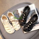 【お買い物マラソン限定!1着半額!まとめ買い2枚購入割引クーポン利用で! 】ドレスシューズ キッズ 女の子 サンダル グラディエーターサンダル マジックテープ シューズ ガールズ 子供 キッズ シューズ クロス 子供 靴 パール(4)