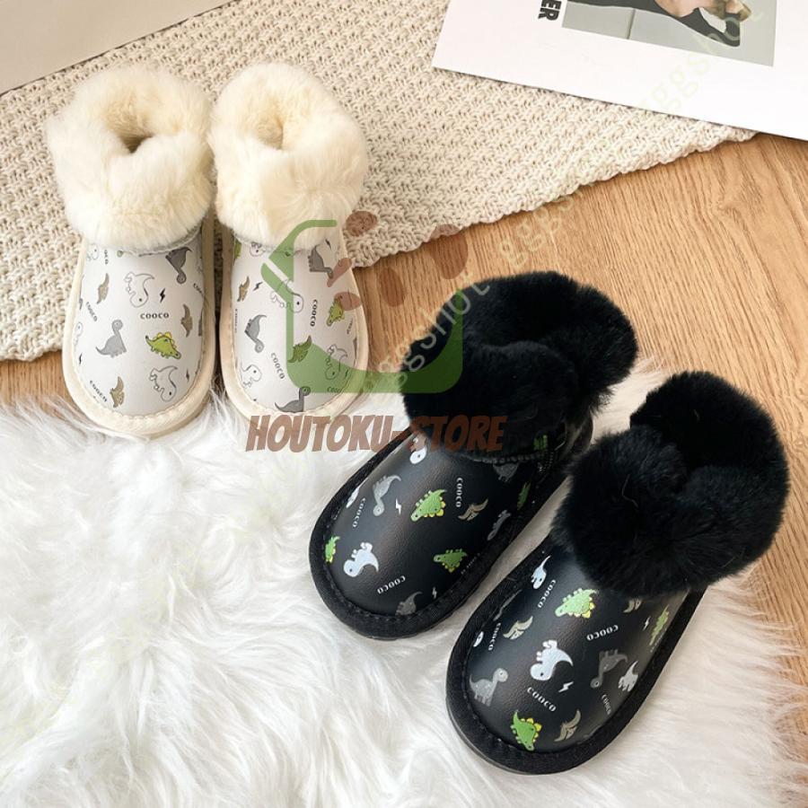 【5と0のつく日限定！1着半額！まとめ買い2枚購入割引クーポン利用で！ 】スノーブーツ キッズ 子供靴 ジュニア ウィンター ブーツ 女の子 男の子 雪遊び 防水 防寒 滑らない サイドジッパー ラウンドトゥ 可愛い柄 子供 ダウンブーツ