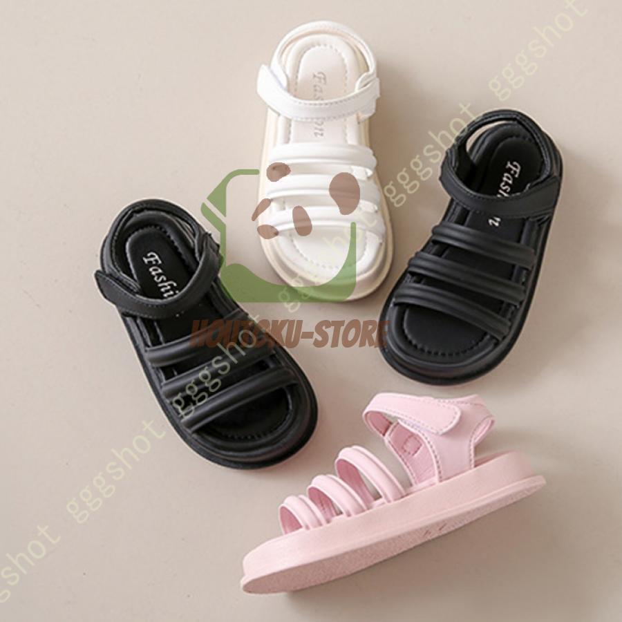 【5と0のつく日限定！1着半額！まとめ買い2枚購入割引クーポン利用で！ 】サンダル キッズ 子供用 厚底..