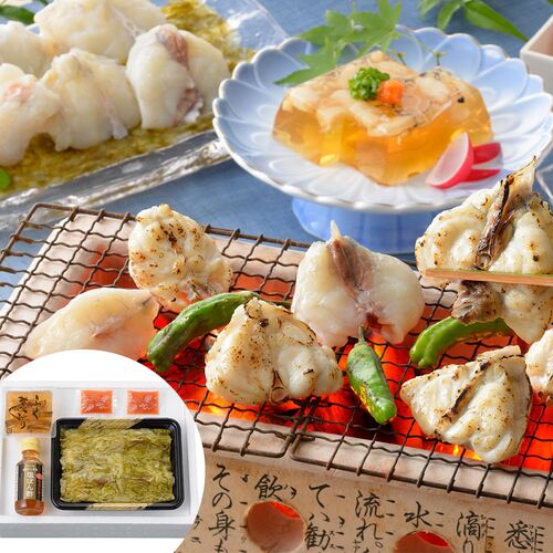 下関 焼き真ふく昆布〆(ふく煮こごり付)